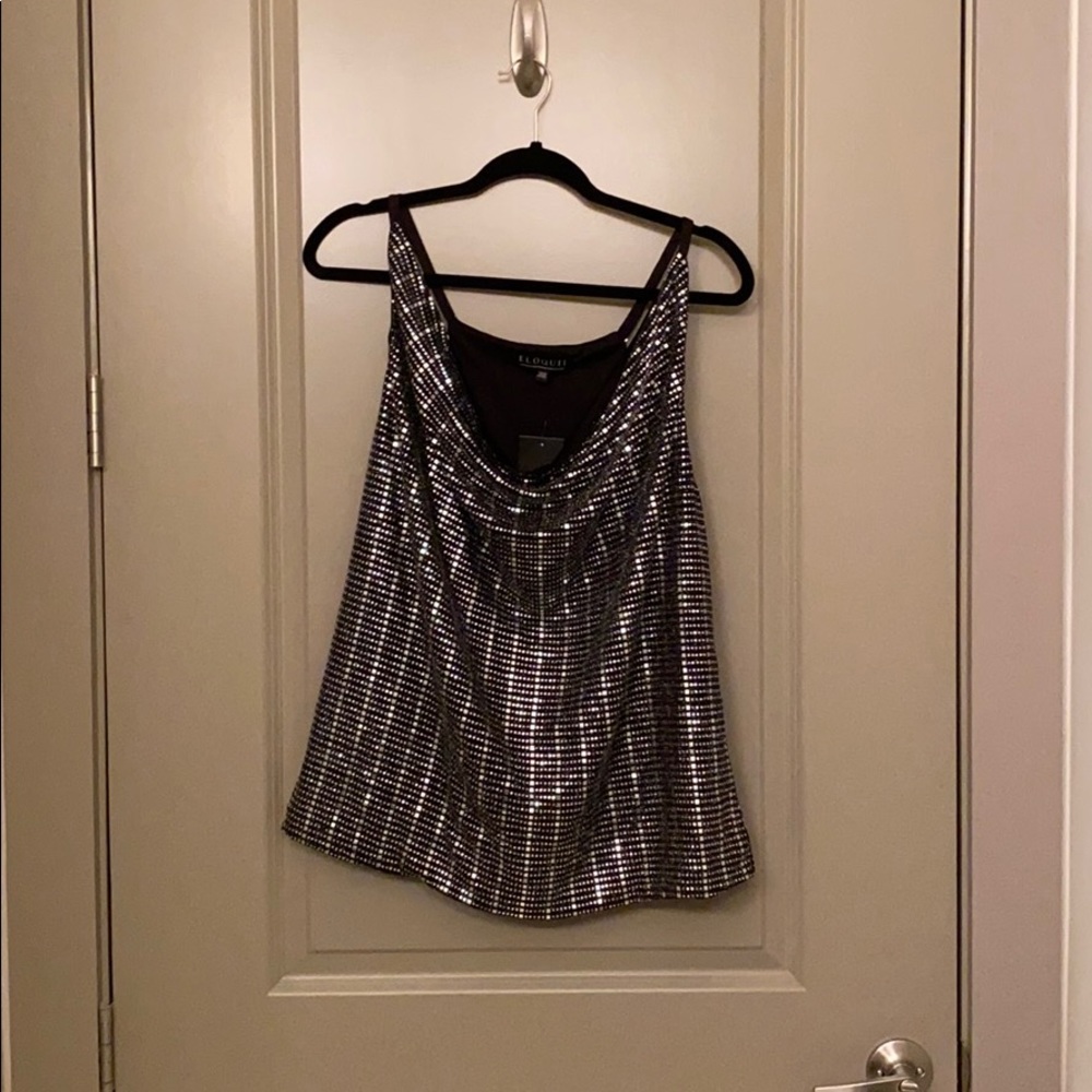 Sleeveless Sparkle Top